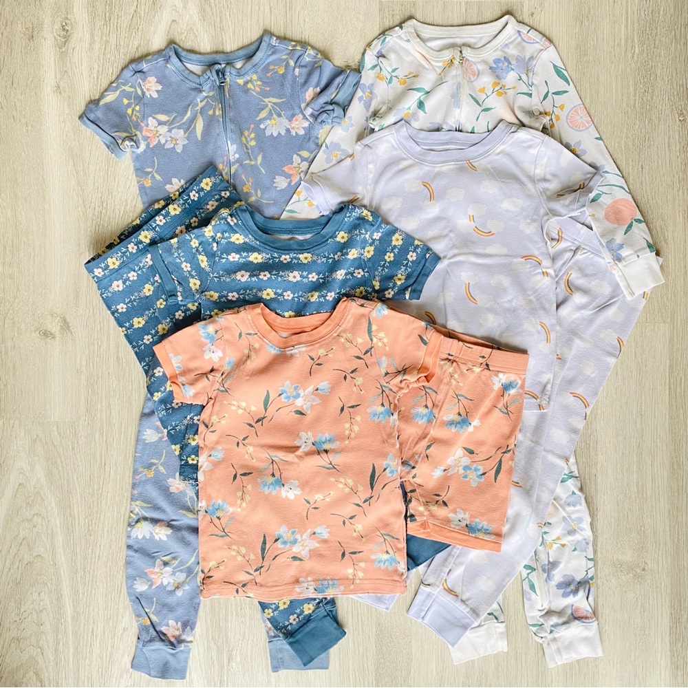 5 Sets of Old Navy Cotton Pajamas Sleepwear Size 5